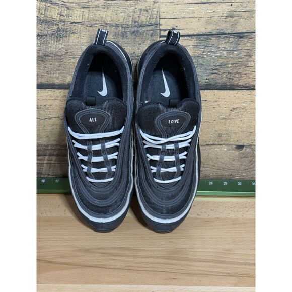 ?RARE- Nike Air Max 97 Custom “All Love” Black Shoes Universal Peace Positive main image 6